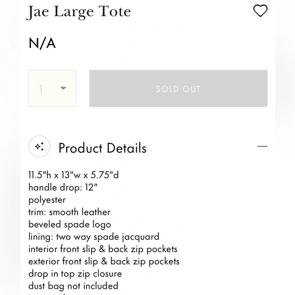 Kate Spade Jae Navy White Fleurette Floral Large Nylon Tote Bag NWOT - Picture 16 of 16